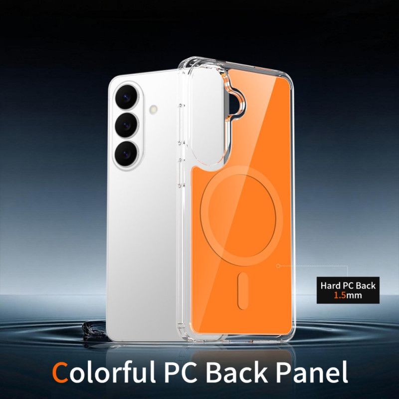 Cover Samsung Galaxy S26 Telefon Etui Magnetisk Med Stødsikkert Hærdet Glas