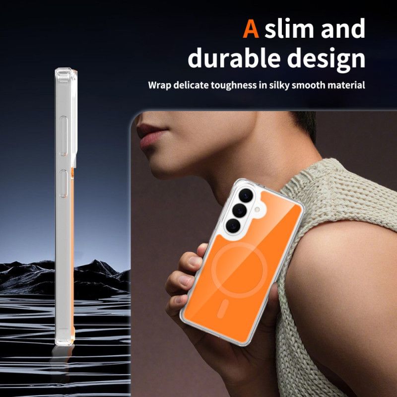 Cover Samsung Galaxy S26 Telefon Etui Magnetisk Med Stødsikkert Hærdet Glas