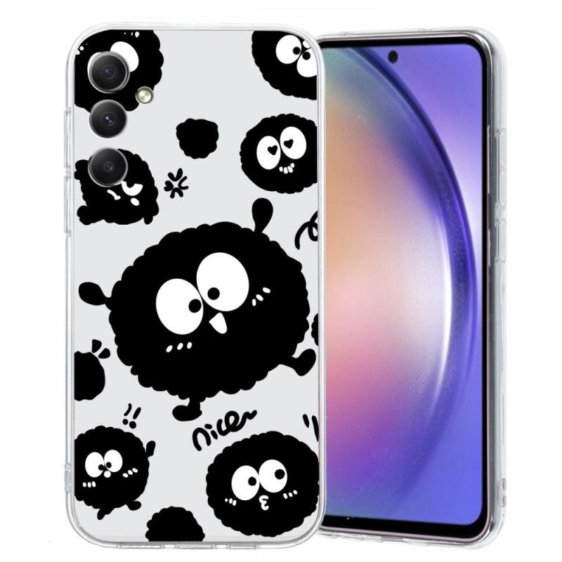 Cover Samsung Galaxy S26 Telefon Etui Sort Øjenmønster