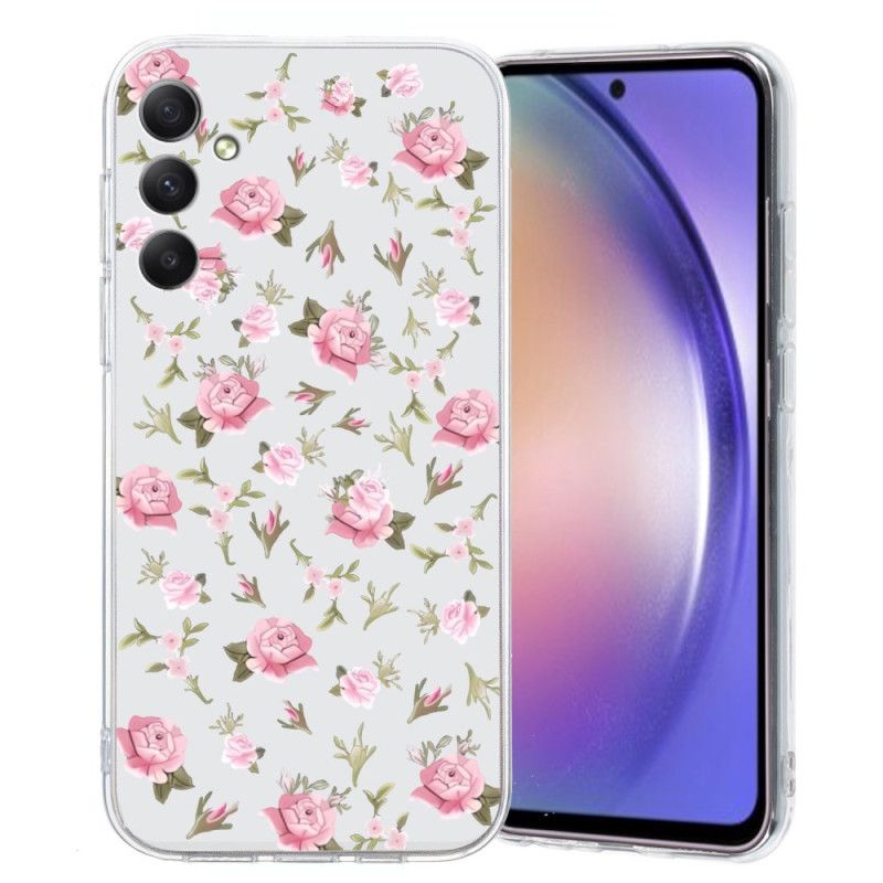 Cover Til Samsung Galaxy S26 Lyserødt Blomstermønster