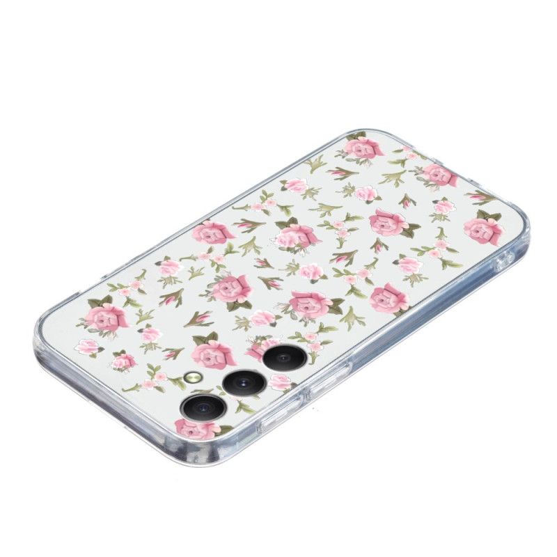 Cover Til Samsung Galaxy S26 Lyserødt Blomstermønster