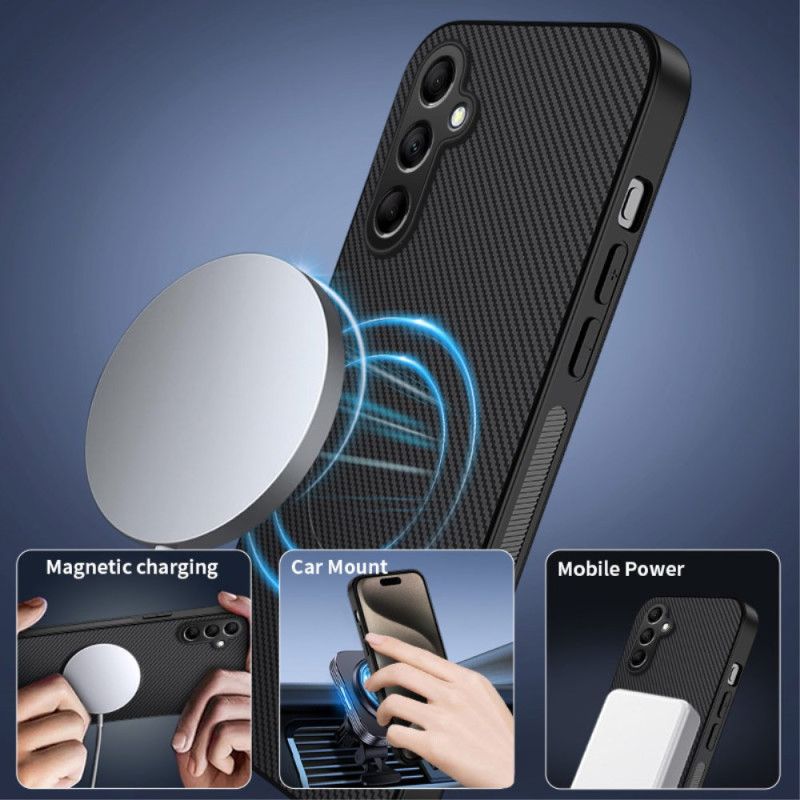 Cover Til Samsung Galaxy S26 Magnetisk Kulfibertekstur
