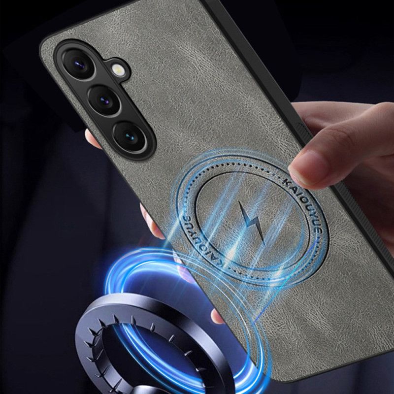 Cover Til Samsung Galaxy S26 Magnetisk Med Lædereffekt