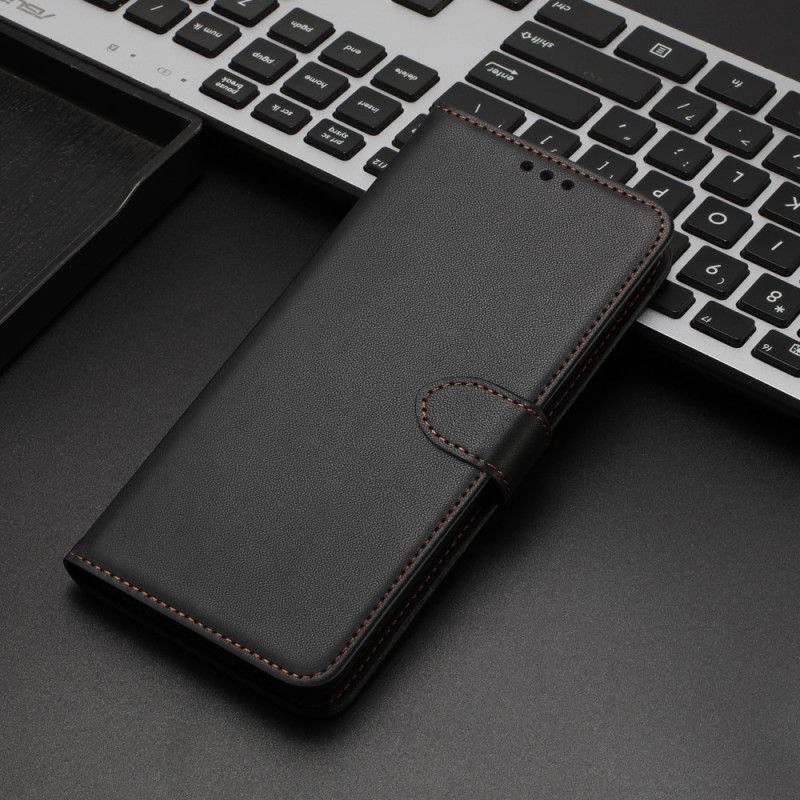 Flip Cover Samsung Galaxy S26 Almindeligt Læderlook