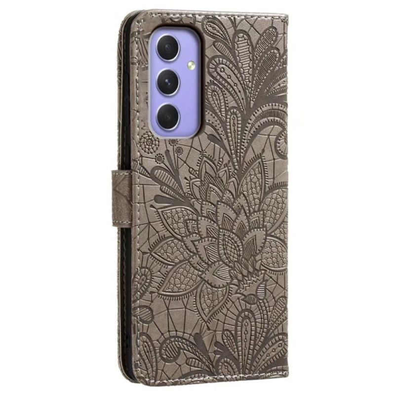 Flip Cover Samsung Galaxy S26 Blomstermønster Med Blonde