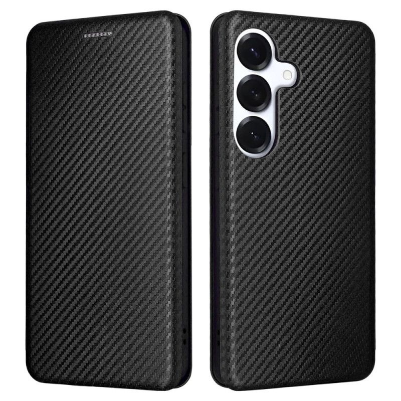 Flip Cover Samsung Galaxy S26 Fibertekstureret Kulfiber