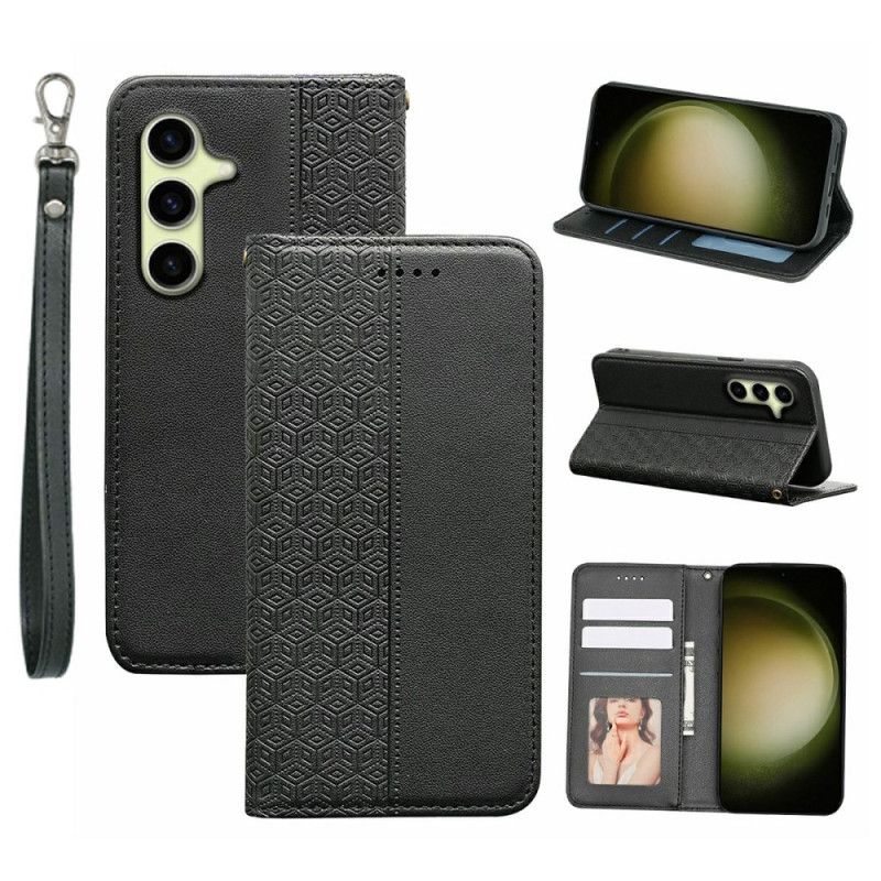Flip Cover Samsung Galaxy S26 Gittermønster