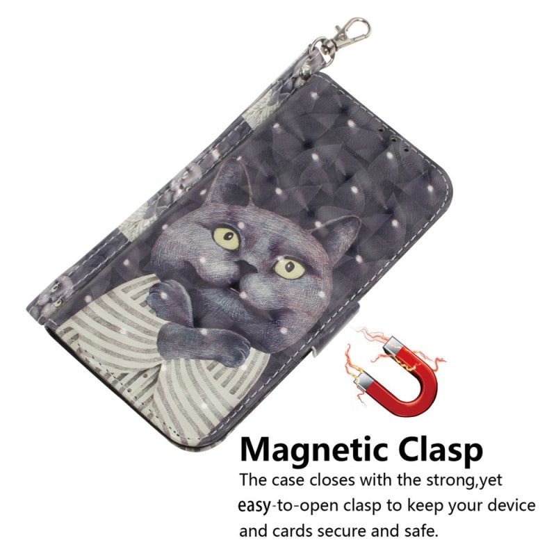 Flip Cover Samsung Galaxy S26 Grå Kat-snor
