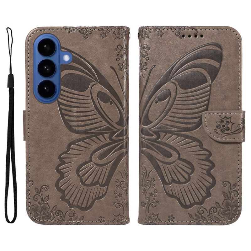Flip Cover Samsung Galaxy S26 Grafisk Sommerfugl
