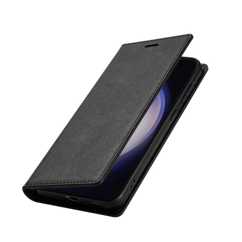 Flip Cover Samsung Galaxy S26 Magnetisk Lukning Med Lædereffekt