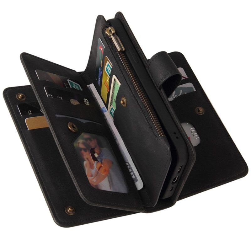 Flip Cover Samsung Galaxy S26 Pung Med 15 Kortlommer Og Rem