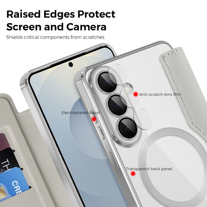 Flip Cover Samsung Galaxy S26 Rfid-kortholder Og Polstret Linsebeskytter