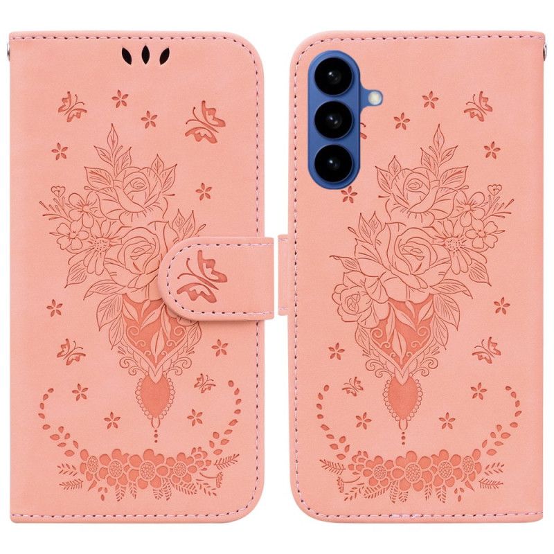 Flip Cover Samsung Galaxy S26 Rosa Ruskindseffekt