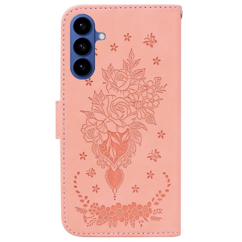 Flip Cover Samsung Galaxy S26 Rosa Ruskindseffekt