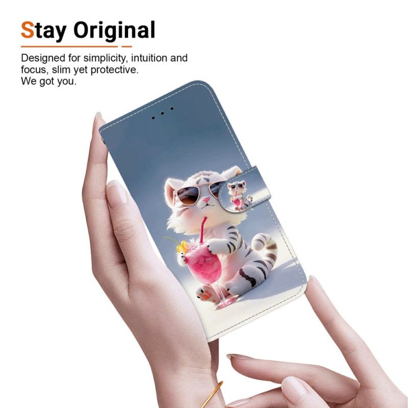 Flip Cover Samsung Galaxy S26 Tegneserietiger