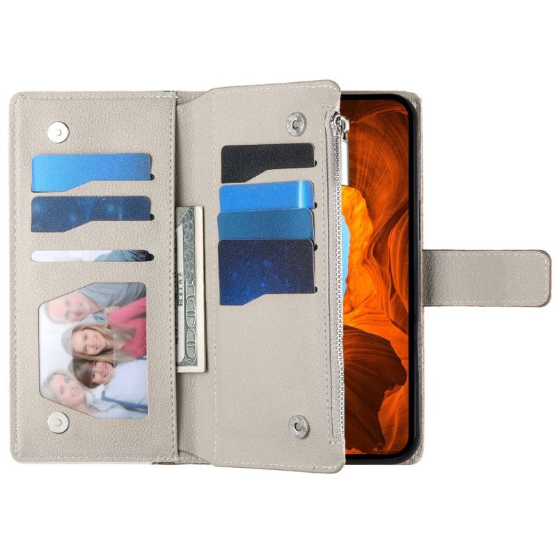 Flip Cover Samsung Galaxy S26 Tofarvet Pung Med Stropper