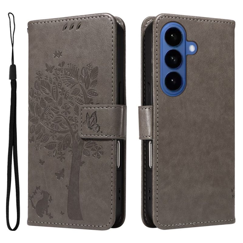 Flip Cover Samsung Galaxy S26 Træ Og Kat