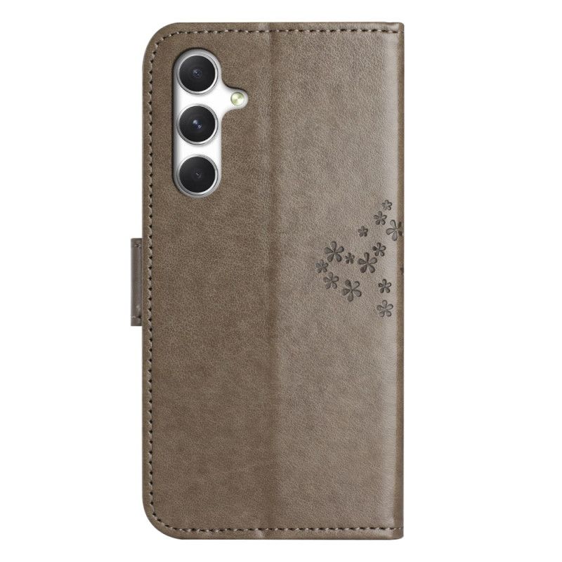 Flip Cover Samsung Galaxy S26 Ugle- Og Trædesign