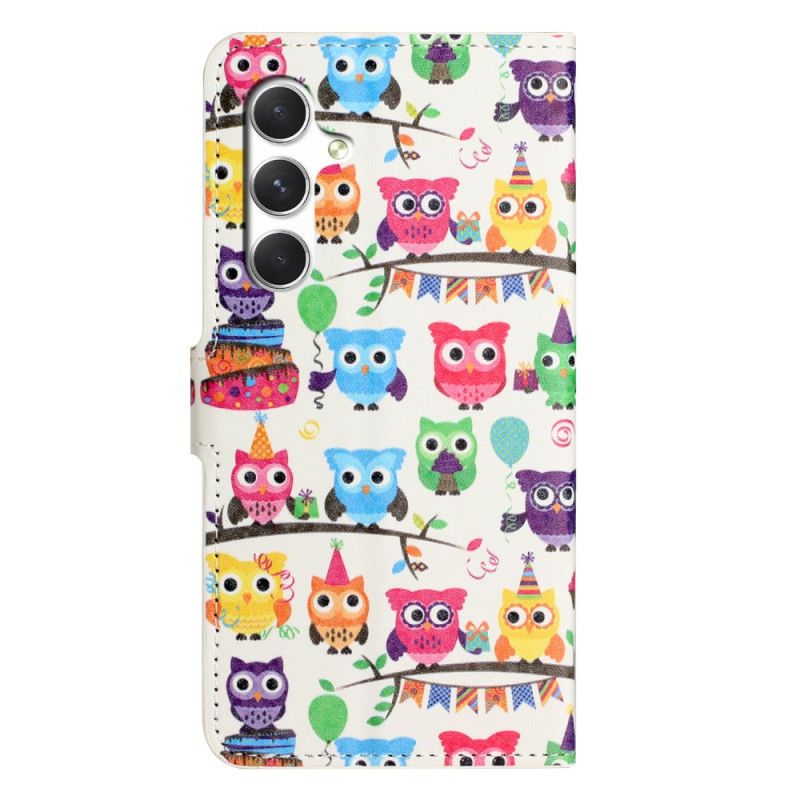 Flip Cover Samsung Galaxy S26 Uglemønster