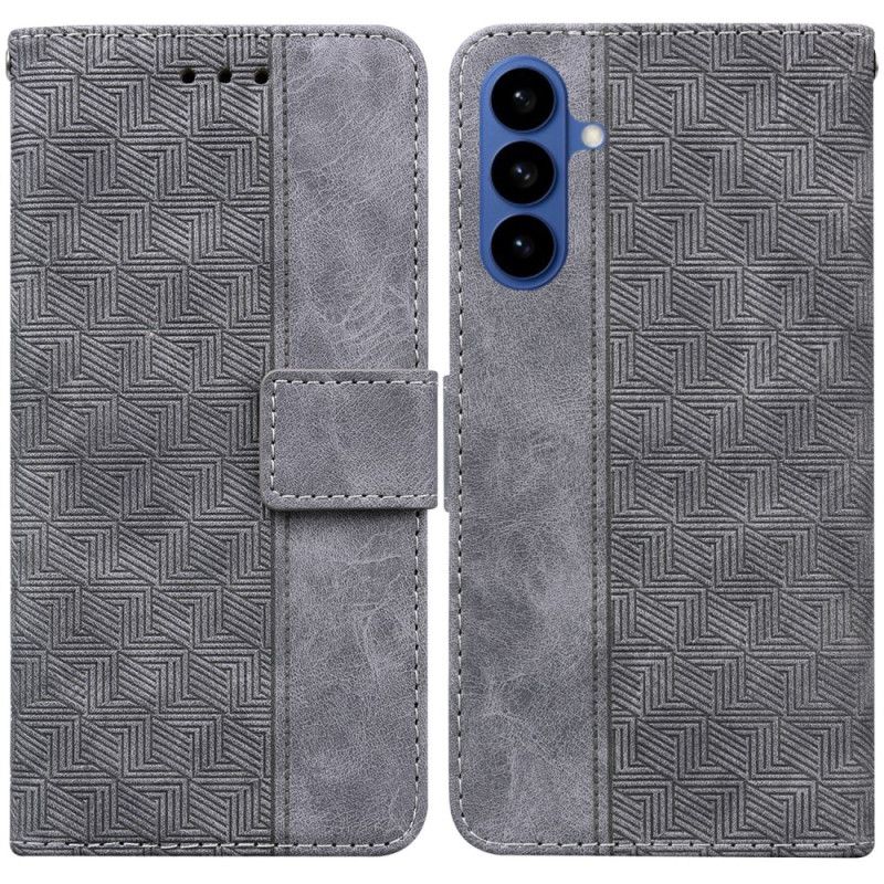 Flip Cover Samsung Galaxy S26 Vævet Mønster