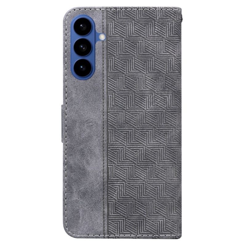 Flip Cover Samsung Galaxy S26 Vævet Mønster