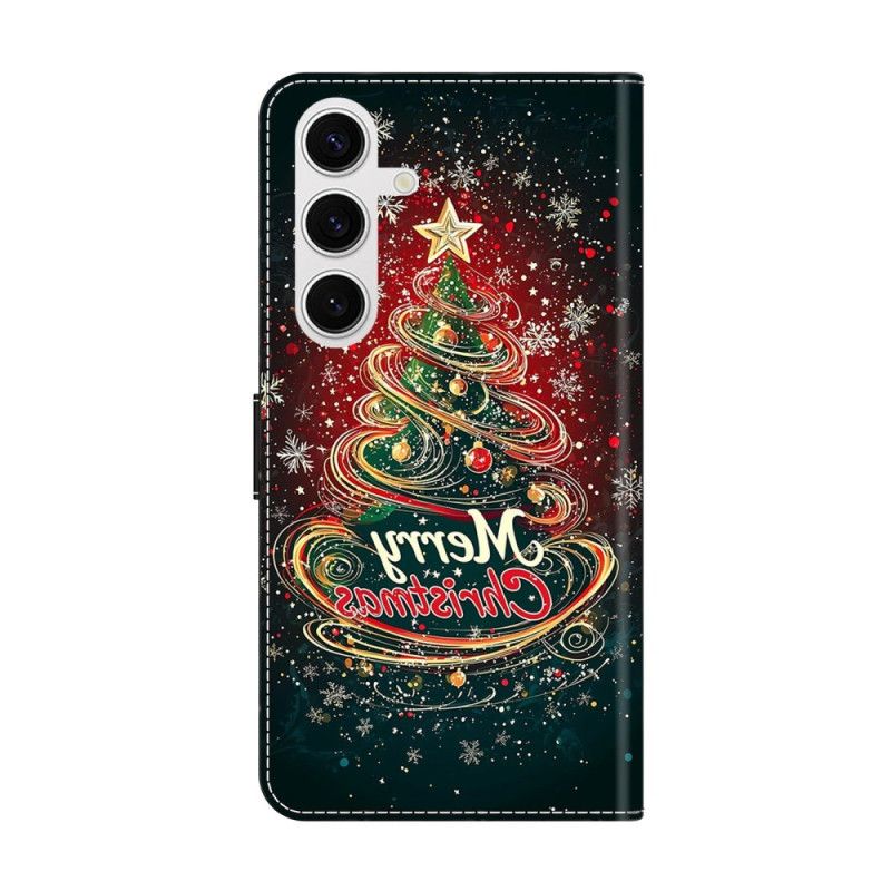 Flip Cover Til Samsung Galaxy S26 Juletræ