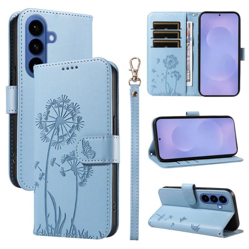 Flip Cover Til Samsung Galaxy S26 Mælkebøtte Rem