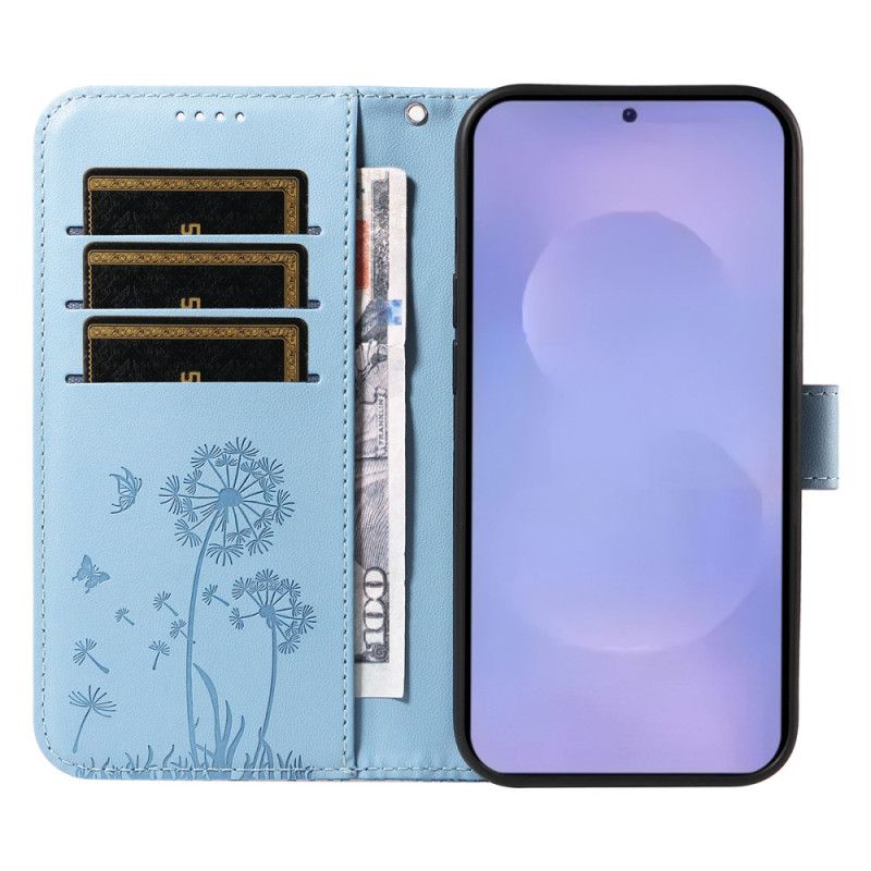 Flip Cover Til Samsung Galaxy S26 Mælkebøtte Rem