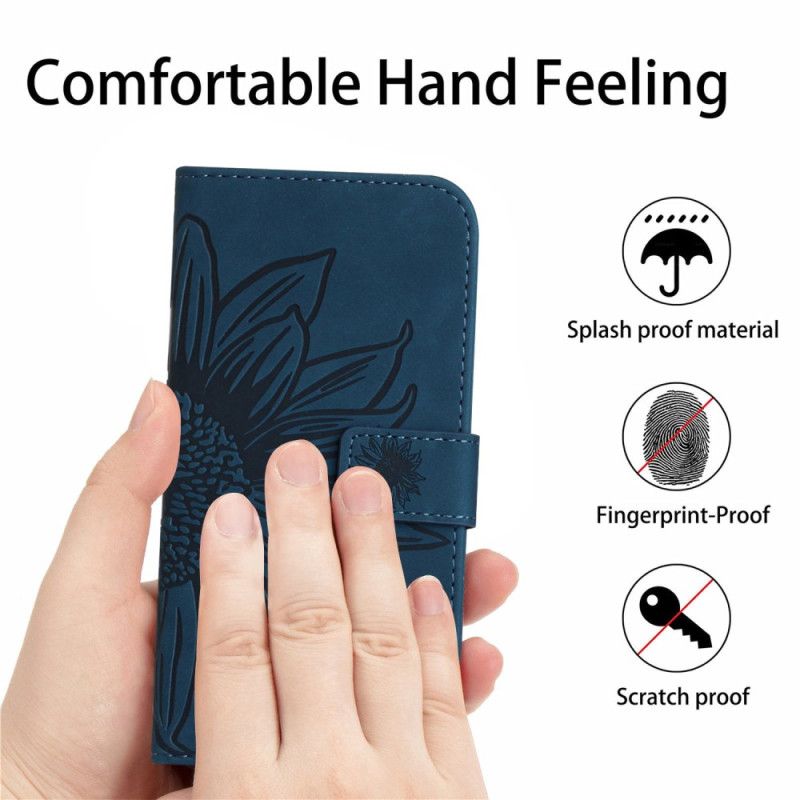 Flip Cover Til Samsung Galaxy S26 Rem Med Solsikkeprint
