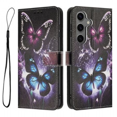 Flip Cover Til Samsung Galaxy S26 To Sommerfugle