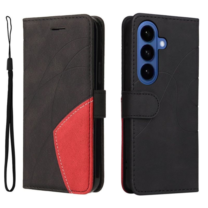 Flip Cover Til Samsung Galaxy S26 Tofarvet Bølget