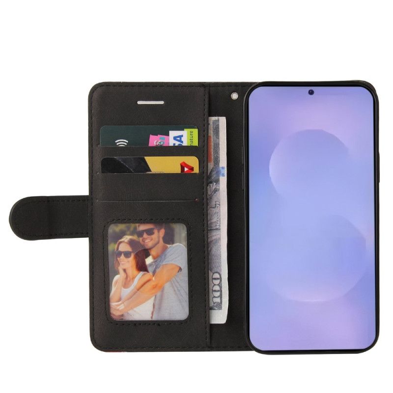 Flip Cover Til Samsung Galaxy S26 Tofarvet Bølget