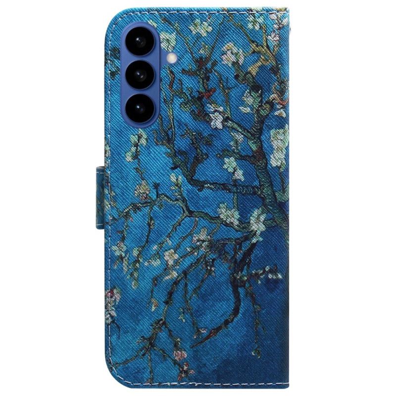 Læder Cover Samsung Galaxy S26 Blomstrende Grene