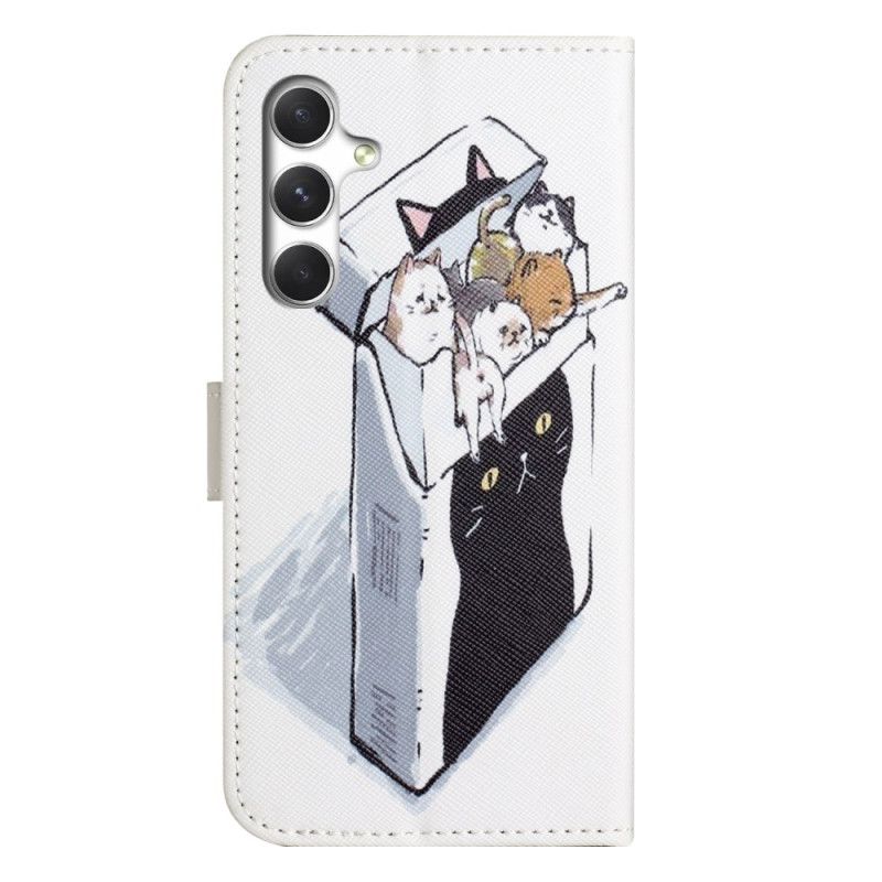 Læder Cover Samsung Galaxy S26 Katte I En Æske