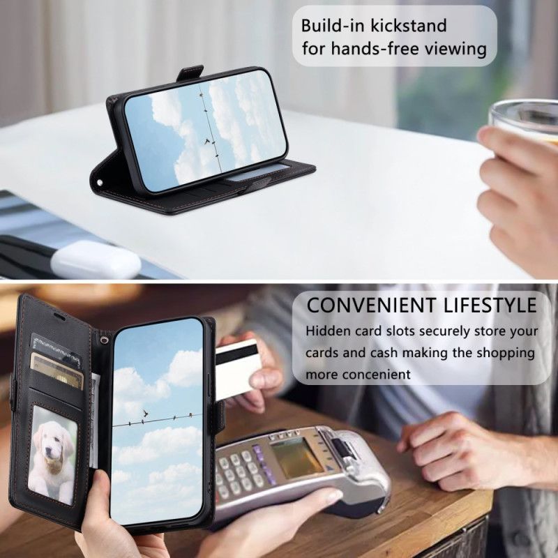 Læder Cover Samsung Galaxy S26 Quiltet Med Rem