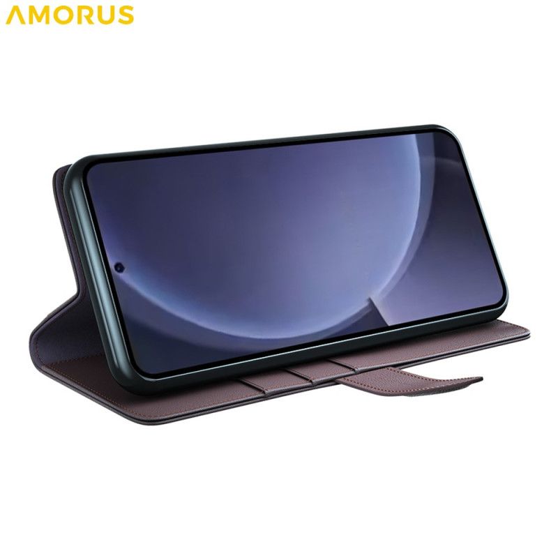 Læder Cover Samsung Galaxy S26 Telefon Etui Ægte Læder
