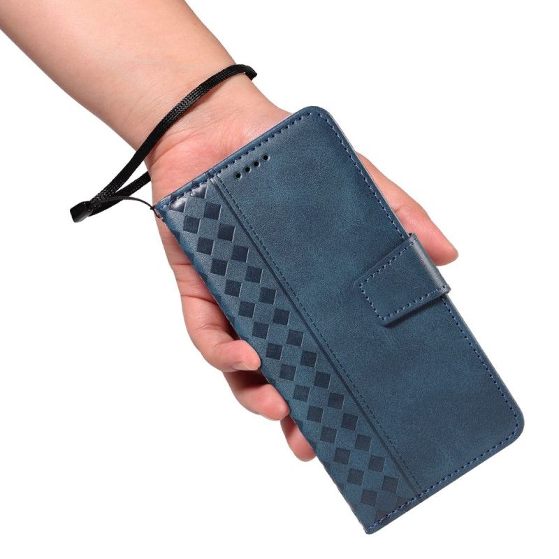Læder Cover Samsung Galaxy S26 Telefon Etui Diamantmønster