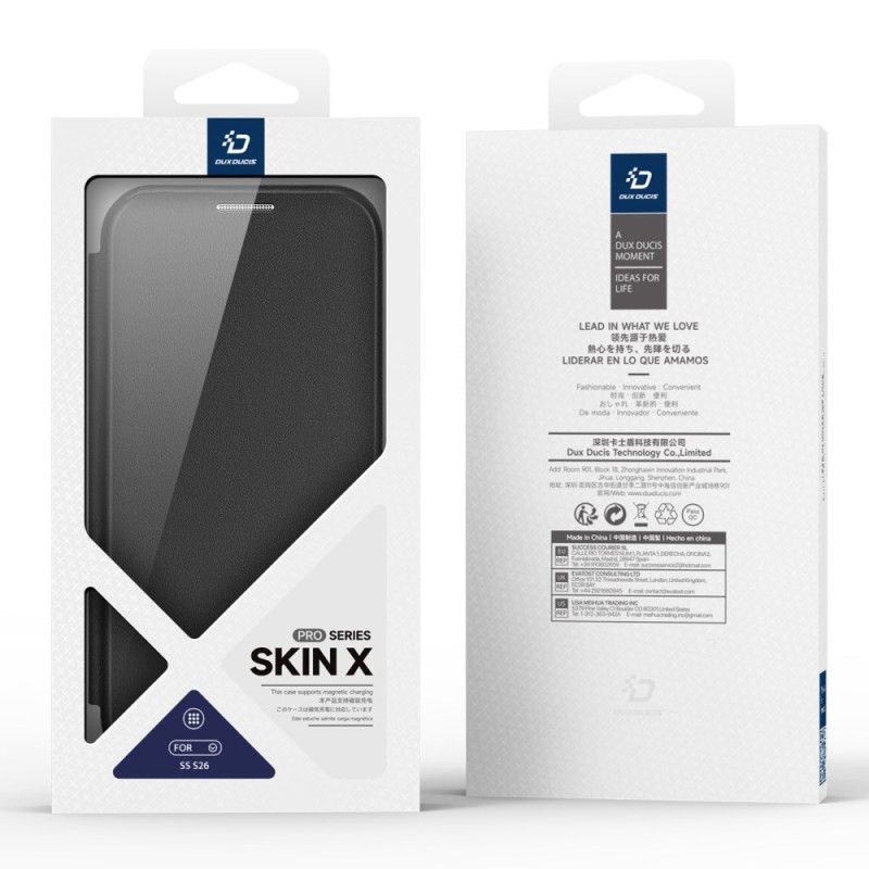 Læder Cover Samsung Galaxy S26 Telefon Etui Dux Ducis Skin X Pro