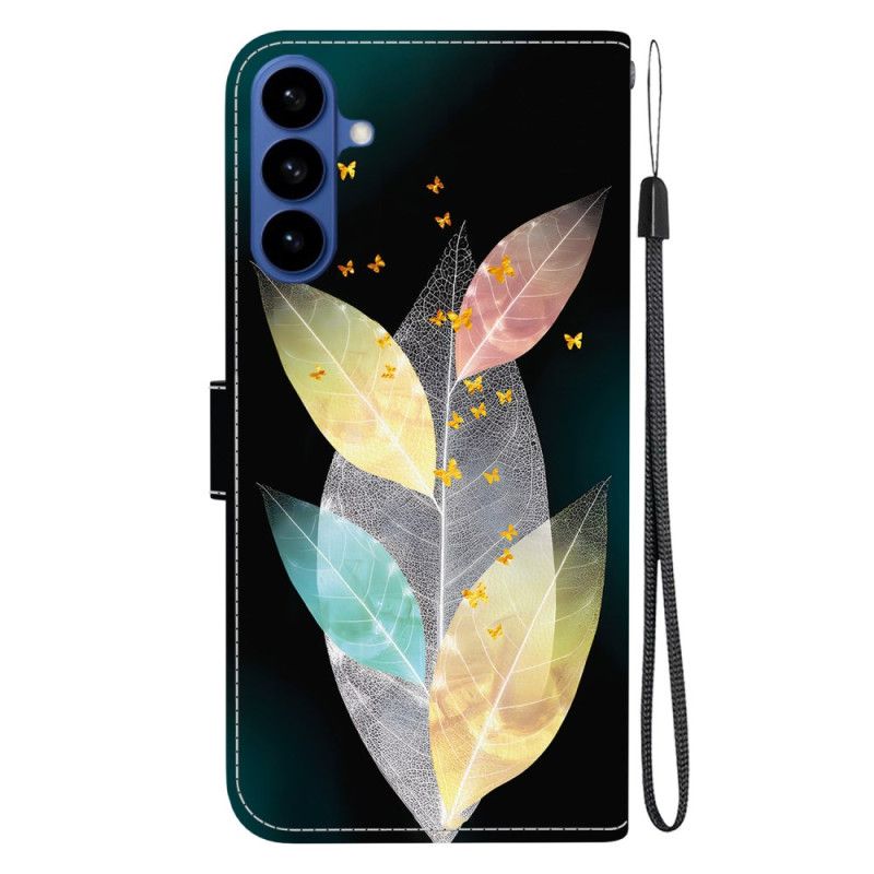 Læder Cover Samsung Galaxy S26 Telefon Etui Farverig Blade
