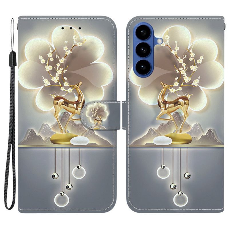 Læder Cover Samsung Galaxy S26 Telefon Etui Hjort
