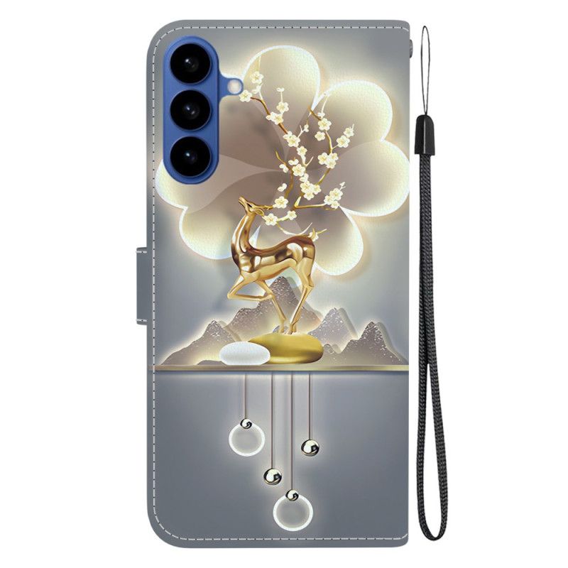 Læder Cover Samsung Galaxy S26 Telefon Etui Hjort