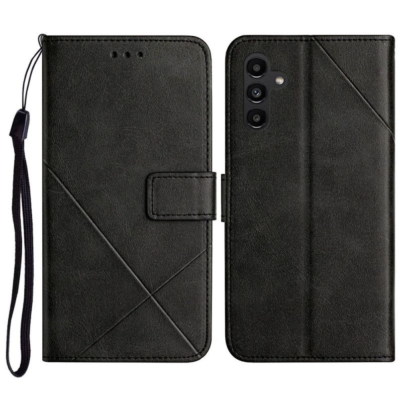 Læder Cover Samsung Galaxy S26 Telefon Etui Linjer
