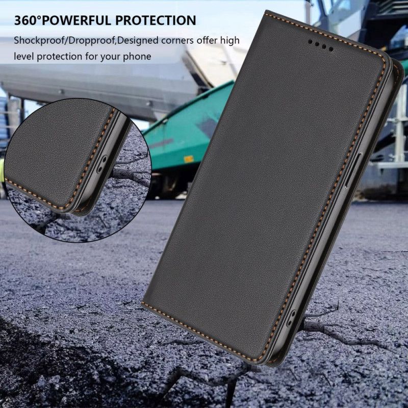 Læder Cover Samsung Galaxy S26 Telefon Etui Magnetisk Lukning Og Rfid-beskyttelse