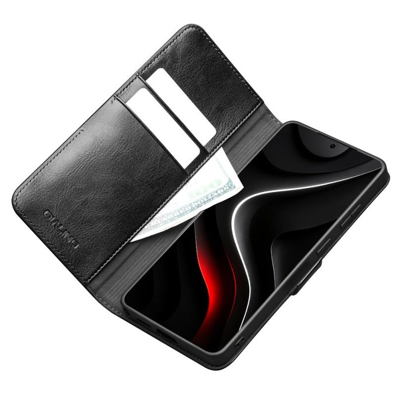 Læder Cover Samsung Galaxy S26 Telefon Etui Qialino Pung