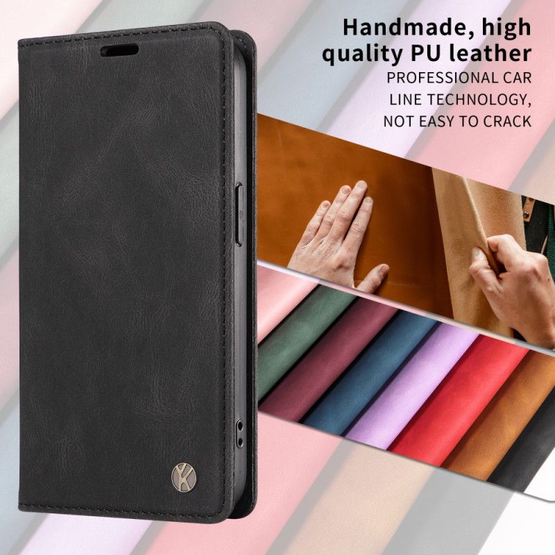 Læder Cover Samsung Galaxy S26 Telefon Etui Yikatu Ruskindseffekt