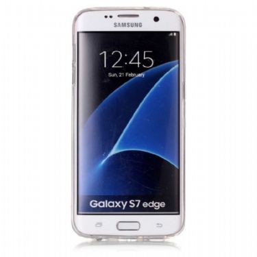 Cover Samsung Galaxy S7 Edge Marmor - Sort