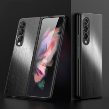 Cover Samsung Galaxy Z Fold 3 5G Beskyttelsessæt Effektbeskyttelse Af Børstet Metal