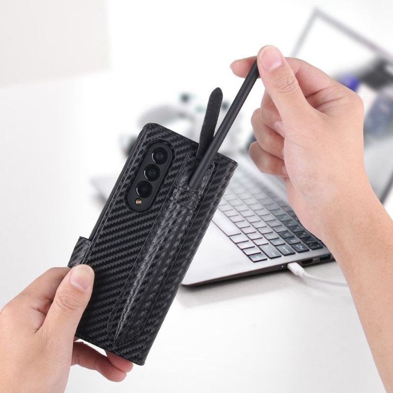 Flip Cover Samsung Galaxy Z Fold 3 5G Aftagelige Skalsømme