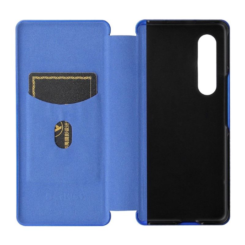 Flip Cover Samsung Galaxy Z Fold 3 5G Carbon Fiber Læder