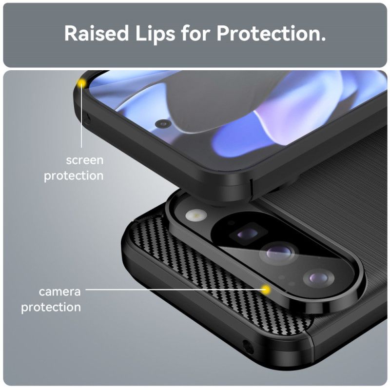 Cover Google Pixel 10 / 10 Pro Børstet Kulfiber